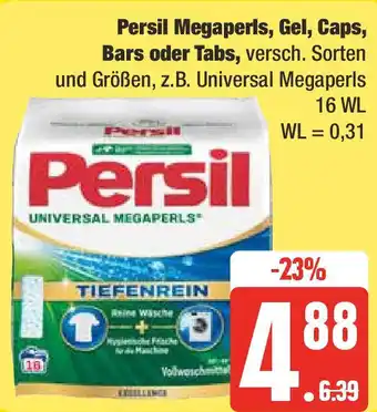 Edeka Persil Megaperls, Gel, Caps, Bars oder Tabs 16 WL Angebot