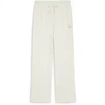 Intersport PUMA Damen Hose CLASSICS Ribbed Relaxed Pa FROSTED IVORY L Angebot