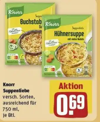 REWE Knorr Suppenliebe 750 ml Angebot