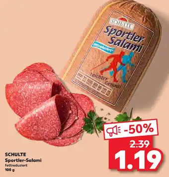 Kaufland SCHULTE Sportler-Salami 100 g Angebot