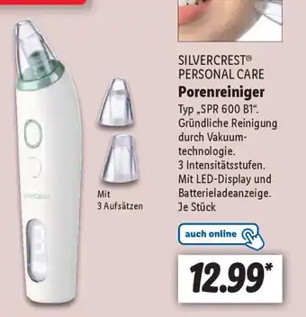 Lidl SILVERCREST PERSONAL CARE Porenreiniger Angebot