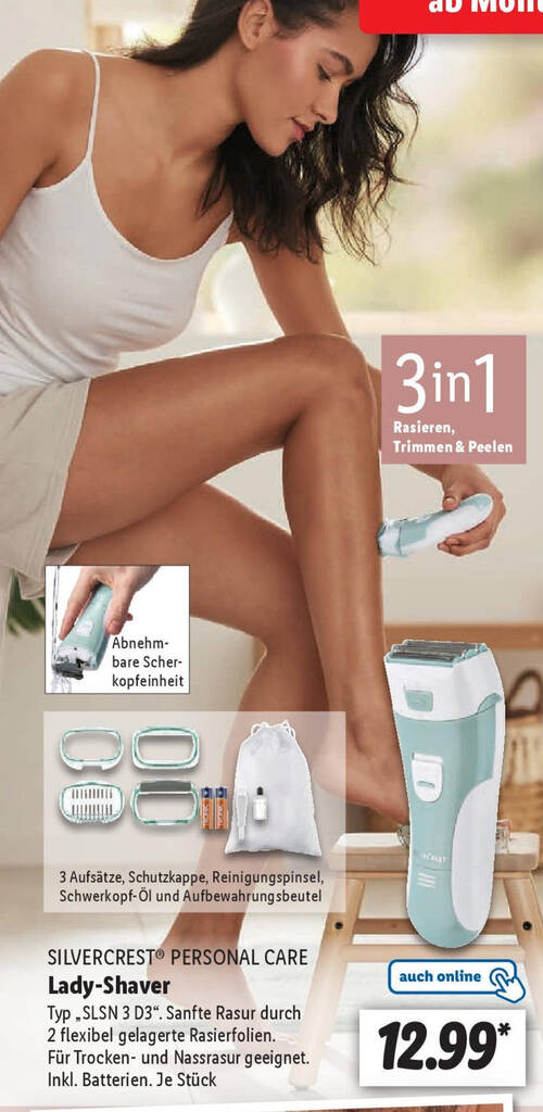 SILVERCREST PERSONAL CARE LadyShaver Angebot bei Lidl