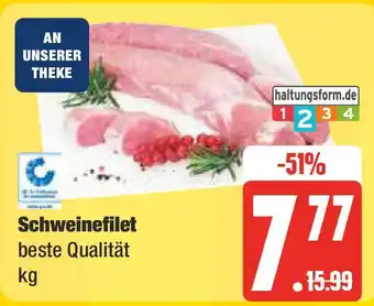 Edeka Schweinefilet beste Qualität Angebot