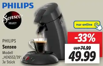 Lidl PHILIPS Senseo „HD6552/39" Angebot