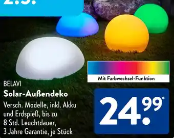 Aldi Süd BELAVI Solar-Außendeko Angebot