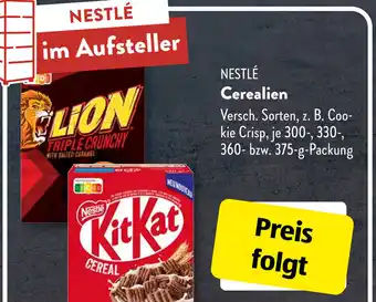 Aldi Süd NESTLÉ Cerealien 300/330/360/375 g Packung Angebot