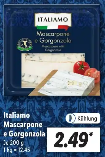 Lidl Italiamo Mascarpone e Gorgonzola 200 g Angebot