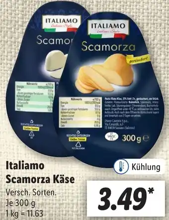 Lidl Italiamo Scamorza Käse 300 g Angebot