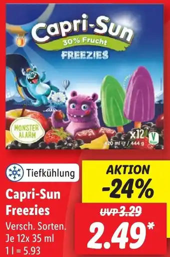 Lidl Capri-Sun Freezies 12x35 ml Angebot