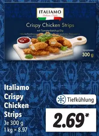 Lidl Italiamo Crispy Chicken Strips 300 g Angebot