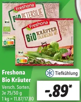 Lidl Freshona Bio Kräuter 75/50 g Angebot