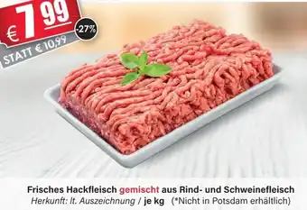 LEDO Frisches Hackfleisch gemischt aus Rind und Schweinefleisch Angebot