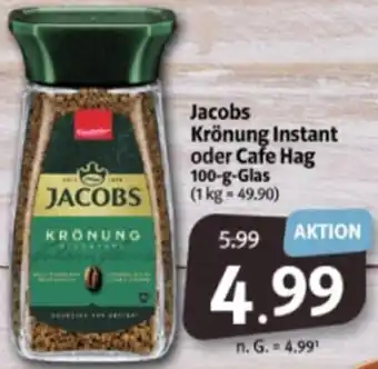 Markant Markt Jacobs Krönung Instant oder Cafe Hag 100 g Glas Angebot