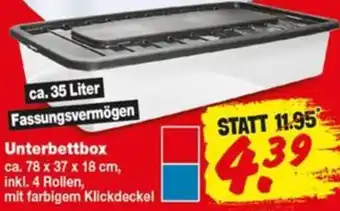 Repo Markt Unterbettbox ca. 35 Liter Angebot