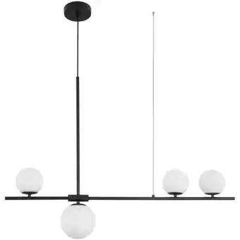 ManoMano Nova Luce Pendelleuchte Impero in Schwarz und Weiß G9 4-flammig - black Angebot