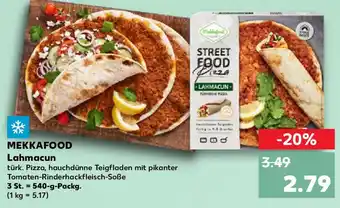 Kaufland MEKKAFOOD Lahmacun 540 g Packg. Angebot