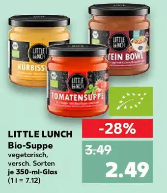 Kaufland LITTLE LUNCH Bio-Suppe 350-ml-Glas Angebot