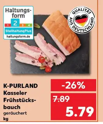 Kaufland K-PURLAND Kasseler Frühstücks- bauch Angebot