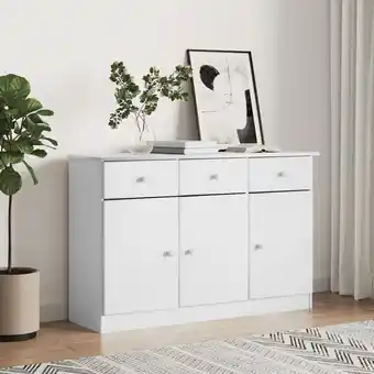 ManoMano Sideboard,Kommode alta Weiß 112x35x73 cm Massivholz Kiefer vidaXL Angebot