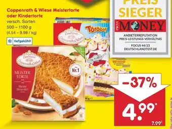 Netto Marken-Discount Coppenrath & Wiese Meistertorte oder Kindertorte 500-1100g Angebot