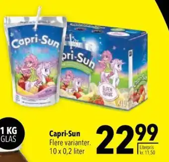 CITTI Markt Capri-Sun Flere varianter. 10 x 0,2 liter Angebot