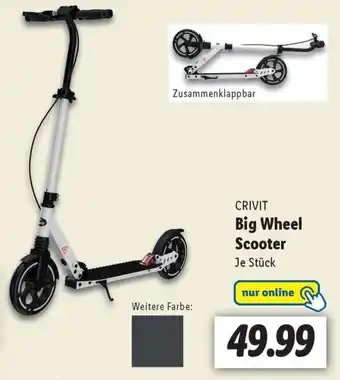 Lidl CRIVIT Big Wheel Scooter Angebot