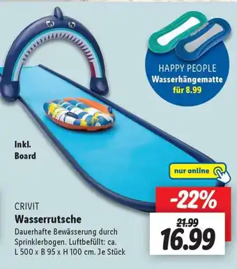 Lidl CRIVIT Wasserrutsche Angebot