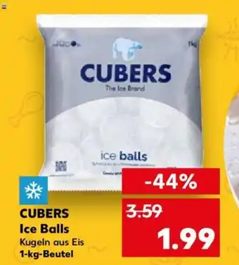 Kaufland CUBERS Ice Balls 1-kg-Beutel Angebot