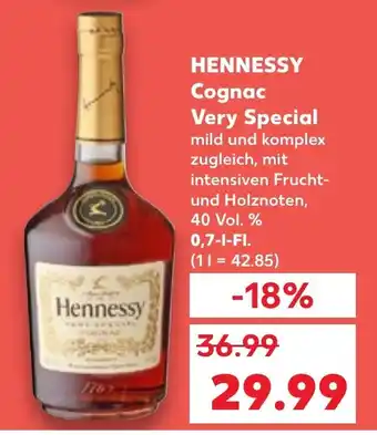 Kaufland HENNESSY Cognac Very Special0,7 l Fl. Angebot