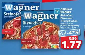 Kaufland ORIGINAL WAGNER Steinofen- Pizza oder -Flammkuchen 300 - 360-g-Packg. Angebot