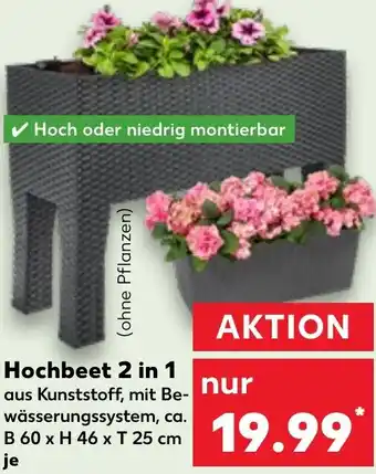 Kaufland Hochbeet 2 in 1 Angebot