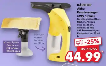 Kaufland KÄRCHER Akku- Fenstersauger Angebot