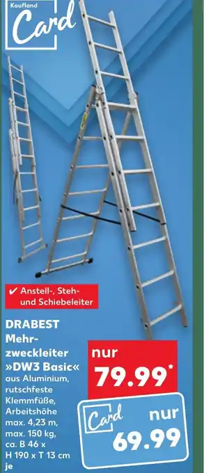 Kaufland DRABEST Mehr- zweckleiter Angebot