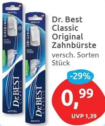 Budni Dr. Best Classic Original Zahnbürste Angebot