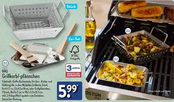 Aldi Nord BBQ Grillkorb/pfännchen Angebot