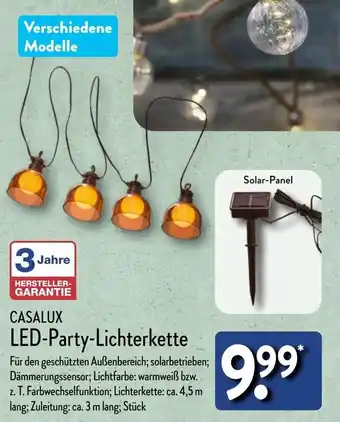 Aldi Nord CASALUX LED-Party-Lichterkette Angebot