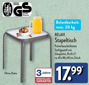 Aldi Nord BELAVI Stapeltisch Angebot