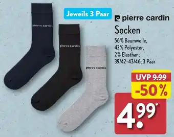 Aldi Nord Pierre cardin Socken Angebot