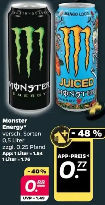 NETTO Monster Energy 0,5 Liter Angebot