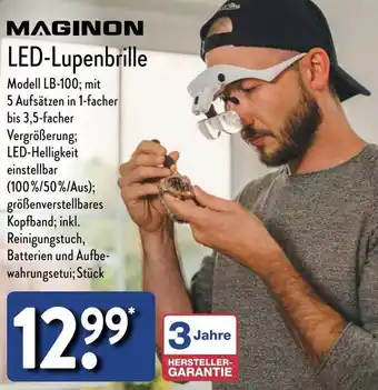 Aldi Nord MAGINON LED-Lupenbrille Angebot