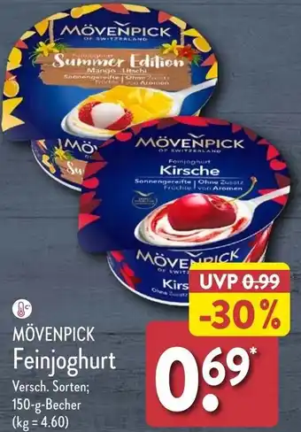 Aldi Nord MÖVENPICK Feinjoghurt 150 g Becher Angebot