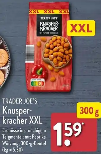 Aldi Nord TRADER JOE'S Knusperkracher XXL 300 g Beutel Angebot