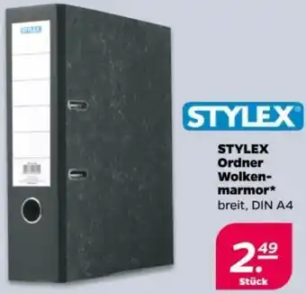 NETTO STYLEX Ordner Wolkenmarmor Angebot