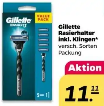 NETTO Gillette Rasierhalter inkl. Klingen Angebot