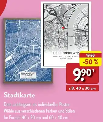 Aldi Nord Stadtkarte Angebot