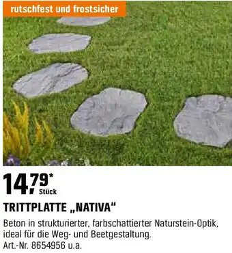 OBI TRITTPLATTE ,,NATIVA" Angebot