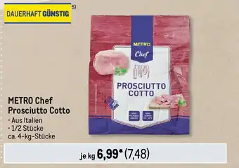 METRO METRO Chef Prosciutto Cotto kg Angebot