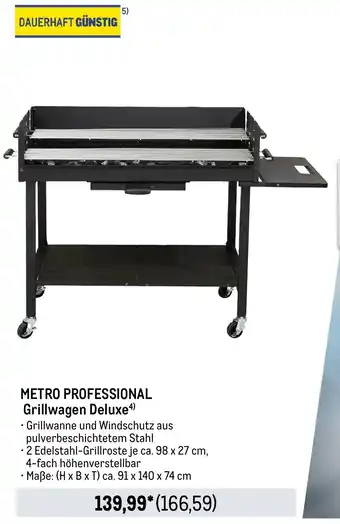 METRO METRO PROFESSIONAL Grillwagen Deluxe Angebot