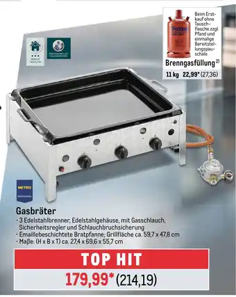 METRO METRO PROFESSIONAL Gasbräter Angebot