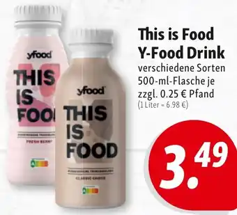 Nah & Frisch This is Food Y-Food Drink 500 ml Flasche Angebot